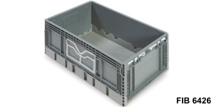 Foldable industrial boxes 600x400, 800x400, 800x600